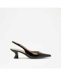 Russell & Bromley - Slingpoint Leather Slingback Kitten Heel - Lyst