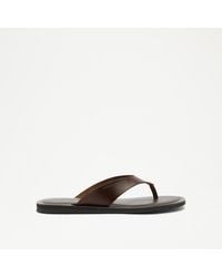 Russell & Bromley - Claremont Men's Brown Toe Post Sandal - Lyst