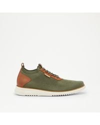Russell & Bromley - Ingleside Men's Khaki Knitted Lace Up Sneaker - Lyst