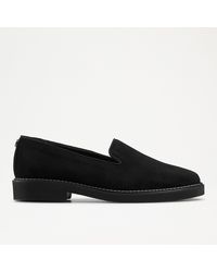 Russell & Bromley - Opera Women's Black Suede Slipper Loafers - Lyst