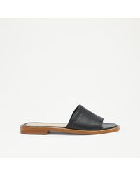 Russell & Bromley - Rosa Women's Black Square Toe Slide - Lyst