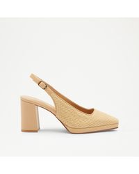 Russell & Bromley - Holly Slingback Platform - Lyst