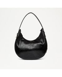 Russell & Bromley - Milan Women's Black Curved Shoulder Bag - Lyst