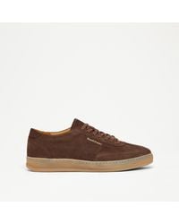 Russell & Bromley - Bailey Men's Brown Suede Gum Sole Sneaker - Lyst