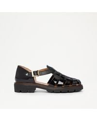 Russell & Bromley - Sorrento Women's Black Chunky Fisherman Shoe - Lyst