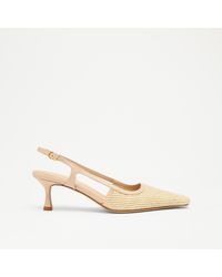 Russell & Bromley - Snipped Women's Neutral Snipped Toe Slingback - Lyst