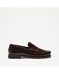 Russell & Bromley - Dartmouth Men's Red Moccasin Saddle Loafer - Lyst