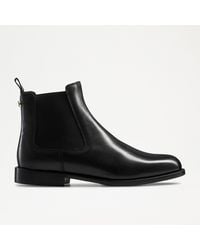 Russell & Bromley - Bond Women's Black Leather Low Ankle Chelsea Boots - Lyst