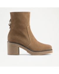 Russell & Bromley - Adventure Women's Brown Suede Clean Crepe Sole Boots - Lyst