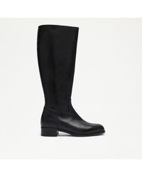 Russell & Bromley - Master Women's Black Clean Riding Boot - Lyst