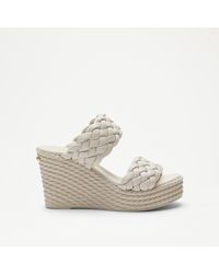 Russell & Bromley - Marina Chunky Woven Wedge - Lyst