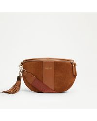 Russell & Bromley - Rotate Women's Brown Curved Crossbody Bag - Lyst