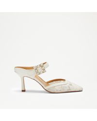 Russell & Bromley - Cha Cha Glam Snipped Toe Mule - Lyst