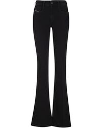 jeans svasatiMonki in Cotone di colore Nero Donna Abbigliamento da Jeans da Jeans a zampa e a campana Kaori 