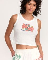 RVCA - Lauryn Flow Tank - Lyst