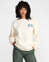 RVCA - Baggie Boyfriend Pullover - Lyst