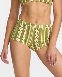RVCA - Beach Wave Cheeky Boy Short - Lyst