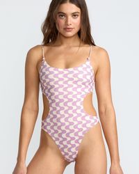 RVCA - In The Groove Rev Square Neck One Piece - Lyst