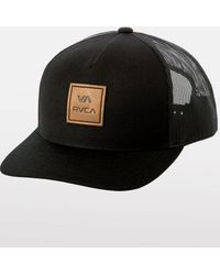 RVCA - Va All The Way Curved Brim Trucker Hat - Lyst