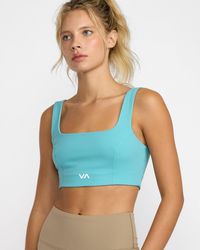 RVCA - Va Square Neck Bra - Lyst