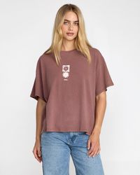 RVCA - Move On Bf Tee - Lyst