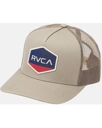 RVCA - Commonwealth Curved Trucker - Lyst