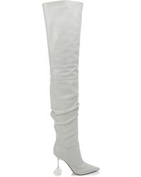 leather thigh boots for sale