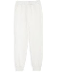 Fendi Little Girl's & Girl's Ness Logo Jogger Pants - White