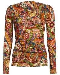Etro Long-sleeved tops for Women - Up to 70% off at Lyst.com