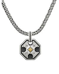 Konstantino Orion Axel 18k Gold & Sterling Silver Pendant - Metallic
