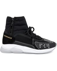versace high top sneaker