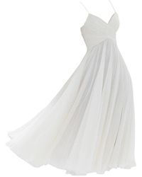 alexis selma midi dress white