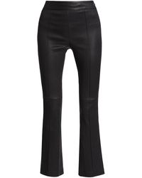 Sanctuary Morgan Leather Like Pants in Black | Lyst