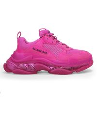 balenciaga high top mens pink