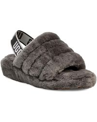ugg slides gray