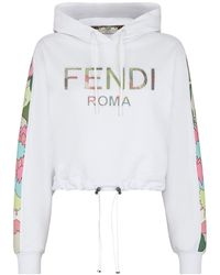white fendi hoodie
