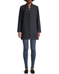 Eileen fisher black velvet jacket Clearance