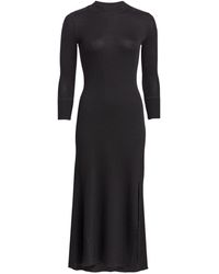 theory nilimary prosecco midi dress