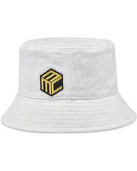 MCM Canvas Logo Printed Brim Hat in 
