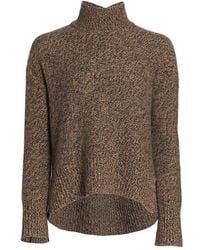 Theory Karenia Mockneck Cashmere Sweater - Multicolor