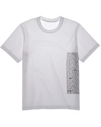Helmut Lang Mini Text T-shirt - White
