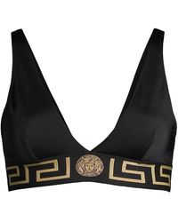 versace bikini top
