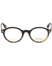 Tom Ford - Private 49mm Round Optical Glasses - Lyst