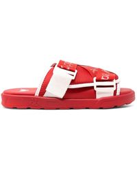 Kappa Authentic Mitel 1 Nylon Slide Sandals - Red
