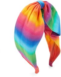 Rainbow Blocks Wide Headband NWT
