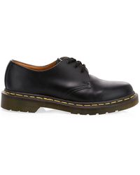 Womens Shoes Flats and flat shoes Lace Up shoes and boots Comme des Garçons Leather 25mm Two-tone Lace-up Brogues in Black 