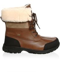 UGG Stoneman Calf Boot Chocolate Leather in Brown for Men | Lyst