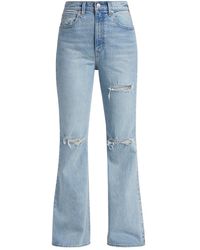 Levi's 726 High Rise Flare Jeans in Blue | Lyst