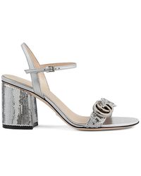 gucci women's marmont high block heel sandals