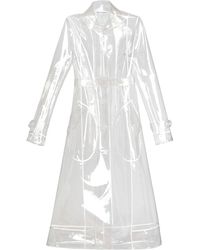 burberry transparent raincoat